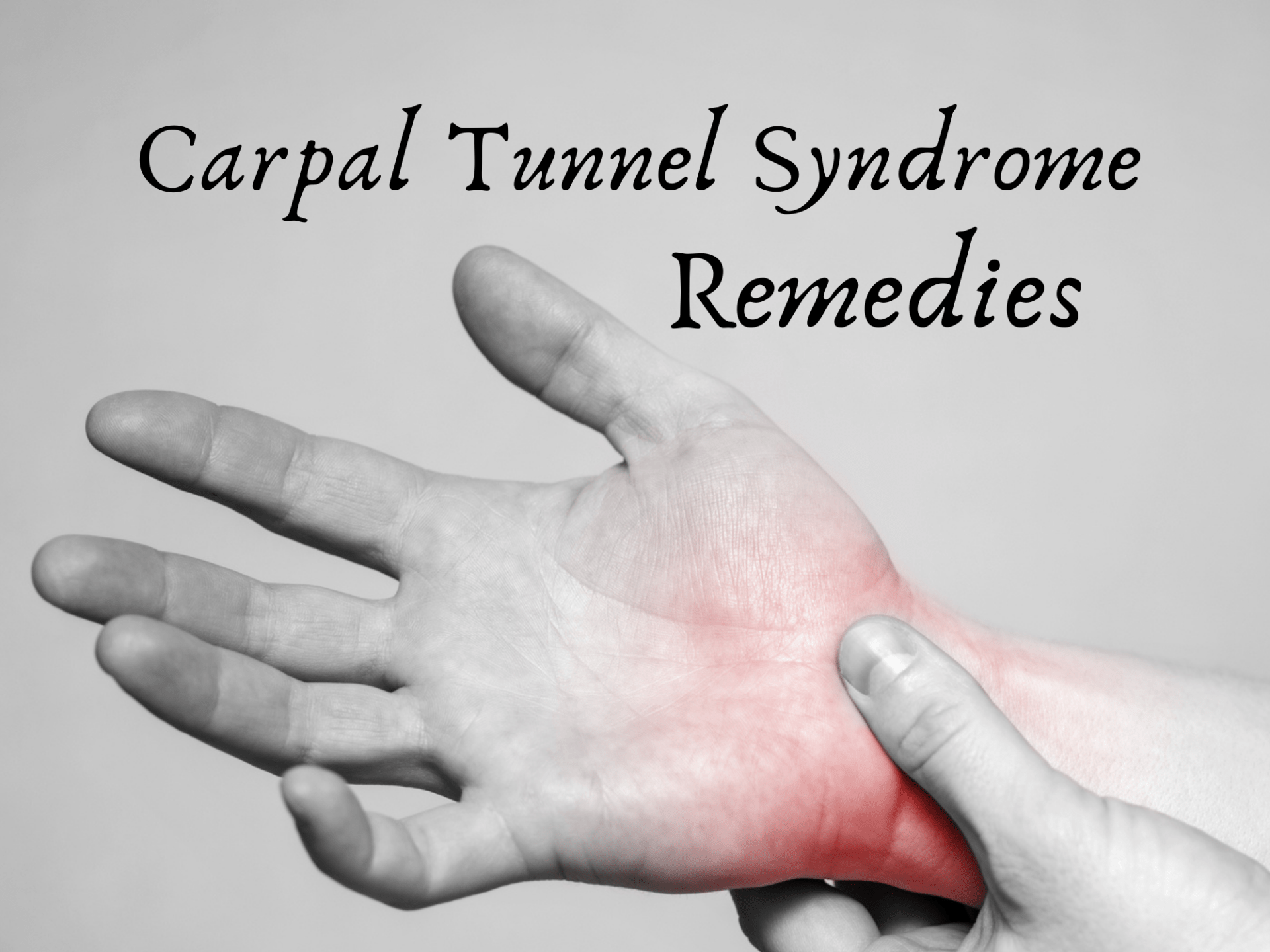 4 Ways to Relieve Carpal Tunnel Syndrome Pain